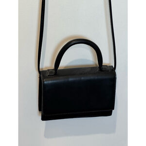 Women's Unbranded Handbag Small Black crossbody Purse snap close
